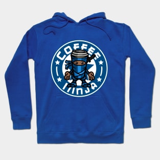 Coffee Ninja - Blue Hoodie